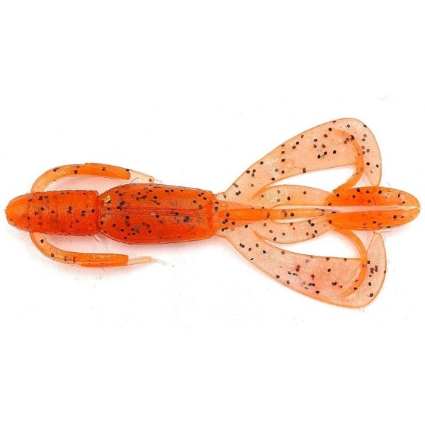 Приманка силіконова на хижака, Taipan Crazy Flip, 2,8 дюйма, 8шт/уп, колір №09 Orange